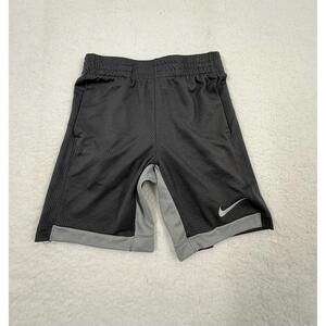 Nike Black Mesh Fabric Elastic Waistband Nike Logo Athletic Shorts Small‎